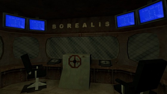In GM_HL1_Lily_SectorK_PD, you briefly teleport to this HL1-ized Borealis. It was based off an Epistle 3 animation you sadly cannot find anymore.
