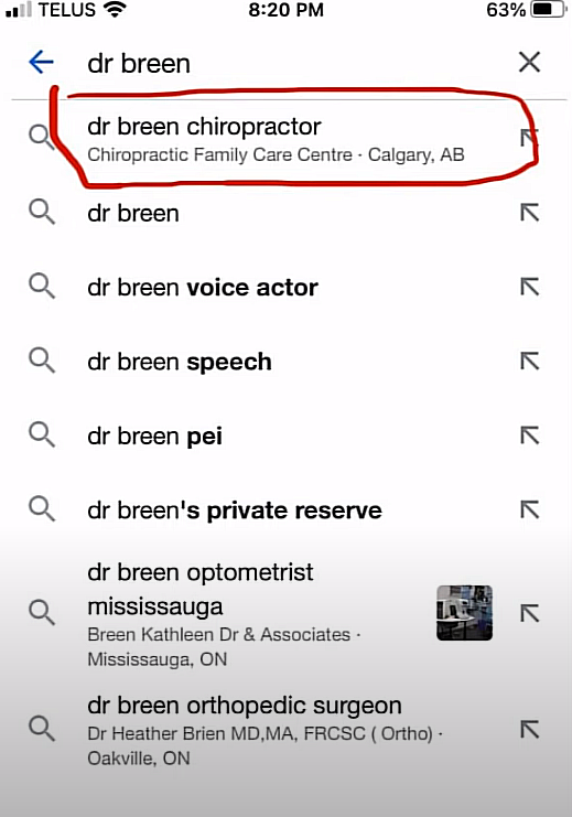 dr breen chiropractor? count me in!