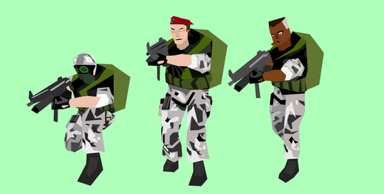 Its been awhile since I made something in my style  of art , so here are some HECU Marines