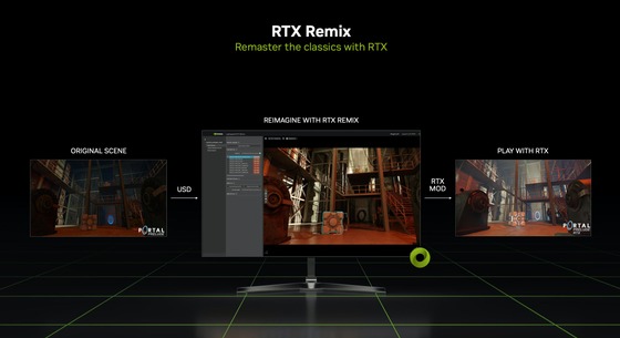 NVIDIA is also bringing out their RTX Remix Creator Toolkit in the near future - which will allow asset/lighting remastering on top of their RTX runtime.

Portal: Prelude is set to be the first Source mod to receive a full RTX remaster (by the original mod team), coming soon.