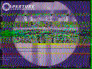 So i started doing the Portal ARG achievement and i want to send to you all my progress so far [fyi, i produced that SSTV image with an app]