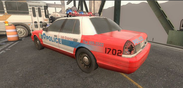 ok what kind of police car in cold stream is this ? why is it red is this a glitch?