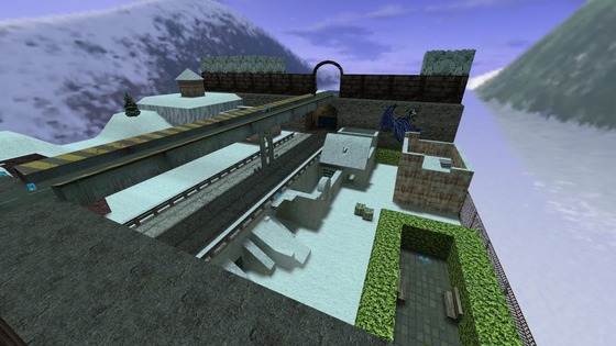 Here's a map I made a while back that was initially inspired by Red Vox's music video for their song "The Temple". I first started working on it for hldm, but eventually switched it to Cold Ice Remastered since I thought using the grappling hook to go up and over the bridge was pretty cool.