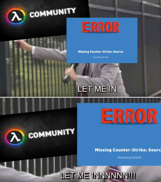 Gmod When they realise Lambda Gen is trying to reach Facepunch Staff that don't want to moderate it