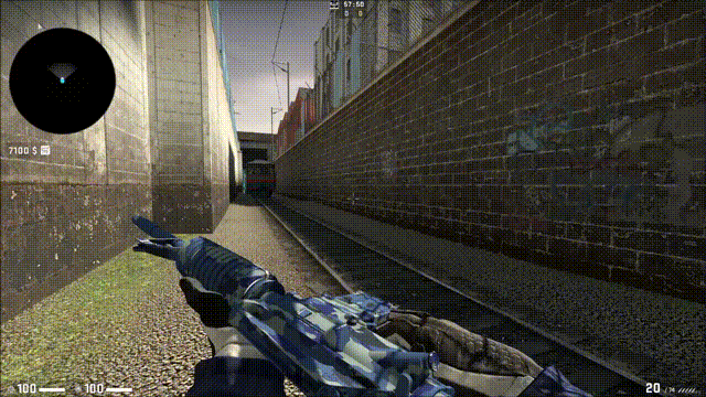 Trains of d1_canals_01 in CS:GO 
The game crashed 4 times while recording.