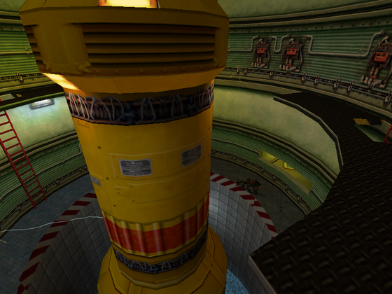 There's something quite amusing with the development screenshots of C3A2.

The maps are mostly untouched between retail and the maps from around mid-1998. Some minor changes like a hallway being closed up and the portal sprites just being colored rectangular prisms.

(First and third photos are pre-release and second and fourth photo are retail.)