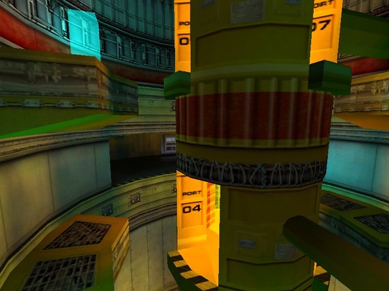 There's something quite amusing with the development screenshots of C3A2.

The maps are mostly untouched between retail and the maps from around mid-1998. Some minor changes like a hallway being closed up and the portal sprites just being colored rectangular prisms.

(First and third photos are pre-release and second and fourth photo are retail.)