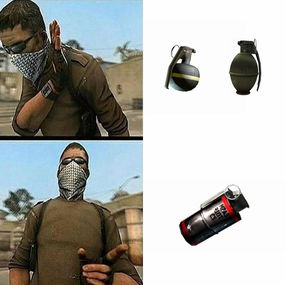 Can-looking-ass grenades my beloved