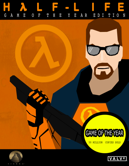 Half life Cover Art but more simple