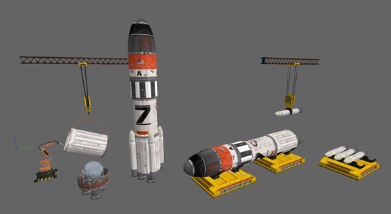 Some prefabs I made a while ago using vanilla HL textures. Take a guess how invalid the brushes of the rocket nose are:
a) invalid
b) very invalid
c) cursed