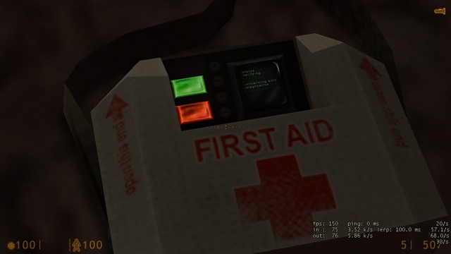 I edited the HL1 medkit so that it fits the leaked texture. And yes for those wondering, it is indeed "fully modelled"

Thanks @thatalmix for creating the illum map.

(Update: totally forgot that I even made this post, but the texture that was leaked is actually for the HL2 Beta medkit model. Oh well lol)