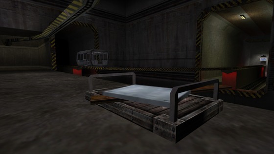 So this tram at the start of Half-Life is the same one you have to jump into in Opposing Force (look they even fixed the leak in this room!). But doesn't this mean that the tram hasn't moved from that spot? Perhaps it had malfunctioned?

In any case G-Man sure did get to Anomalous Materials quickly from here... I know he can use portals and the like but what about that scientist? Did G-Man eat him? o.O

What if G-Man made the tram stop here as he knew Shepard would need to use it later? :o