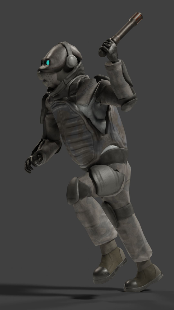 Introducing a still work-in-progress version of what could hopefully become a new Combine Soldier model for Hunt Down the Freeman!