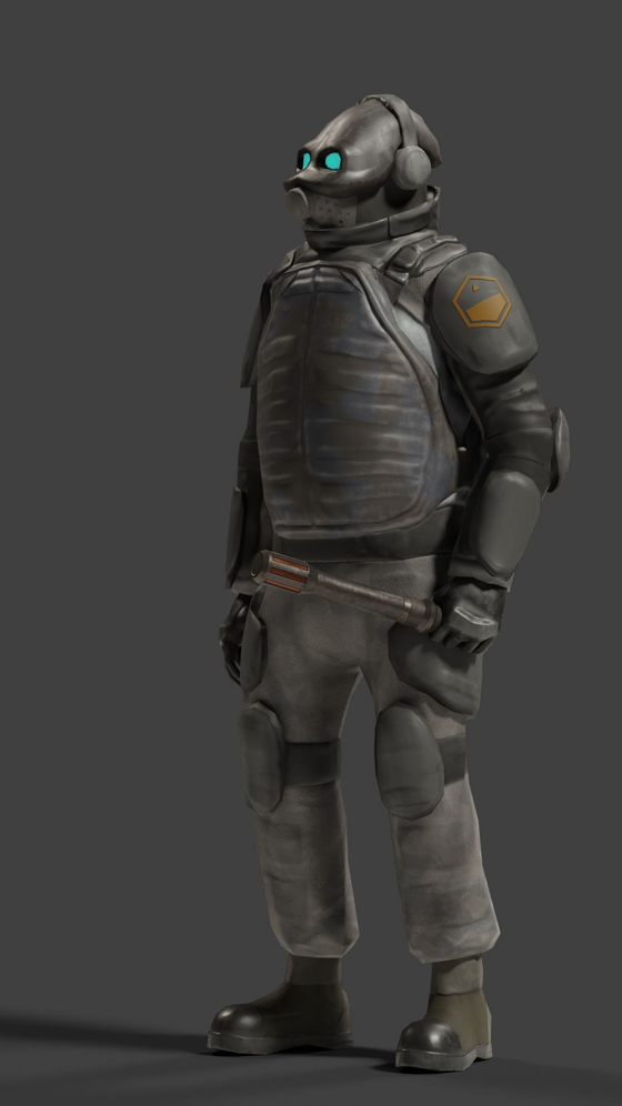 Introducing a still work-in-progress version of what could hopefully become a new Combine Soldier model for Hunt Down the Freeman!