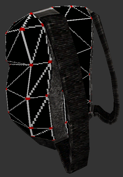 I never really liked how the DMC backpack model was just a lazy recolour of the TFC backpack, so I set out to make a new one that bears more of a resemblance to the DMC models while also looking more like the original Quake backpack! I'm not a great texture artist though, so I asked @dakashi for help, and this was the result! A brand-spankin' new backpack model for DMC and FreeDMC~!