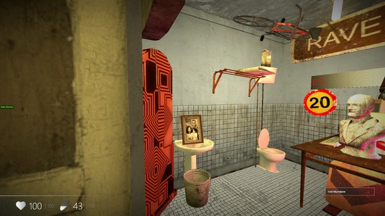My room on hl2 rp server from 2 days ago