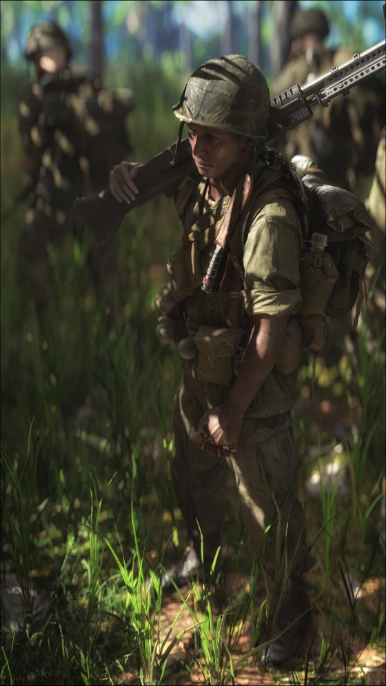 "Fortunate Son" 

An old render of mine from 2021.