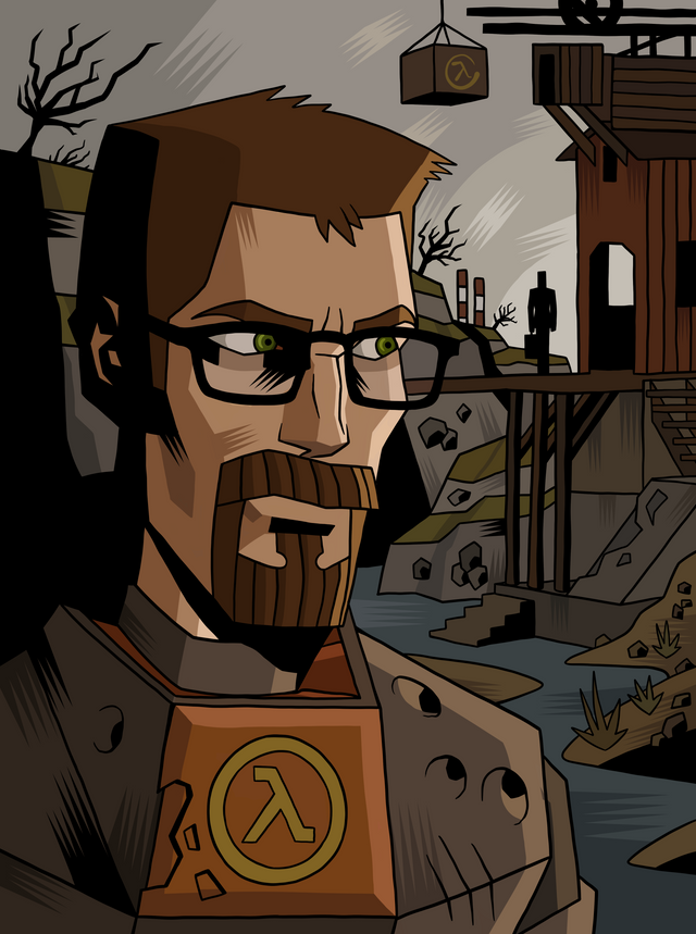 Hi, everyone, I'm new here so I thought I'd start by uploading an older piece of mine to start. My name's Benjamin03 and I'm an artist whose a massive fan of Half-Life and Valve games in general. I was invited here by Alex to join this community and I really look forward to sharing my art with like-minded fans!