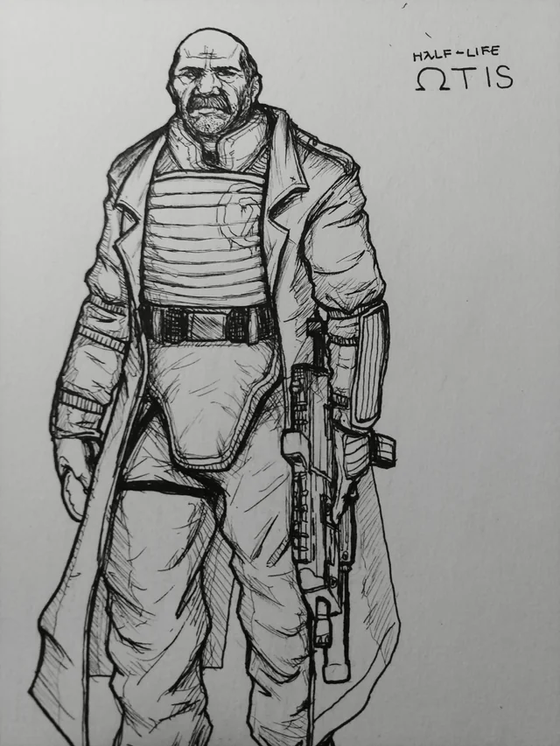 What do you guys think of this Otis design for him during the Combine occupation of Earth? (Artist: u/Jorymo)
https://www.reddit.com/r/HalfLife/comments/g42r2e/i_love_the_idea_of_otis_becoming_a_grizzled/