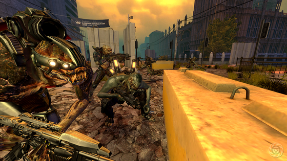 Resistance 2 NPCs in action, this was used as a video thumbnail, but looks too great to not post separately!