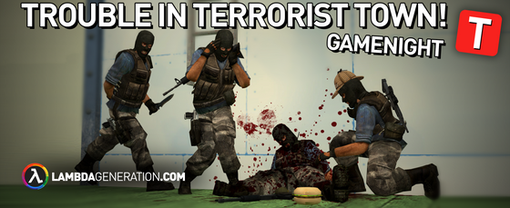 Come and play TTT with us! 😎
We also updated the TTT server and included some interesting maps in the map pool. Some of the maps were requested by you guys.
>Gamenight starts in less than 45 minutes!!<
So what are you waiting for? Let's go catch some Ts. 😁

👇You can join us on this link here! 
https://gmod.lambdageneration.com/

A huge thanks to @valkyrie for hosting our Gmod servers! 