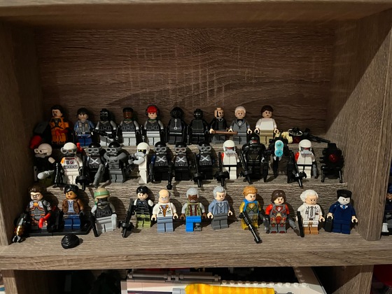 Here is my entire LEGO Half-Life (and Entropy Zero) collection. As far as I know, I have the largest collection minifigure-wise