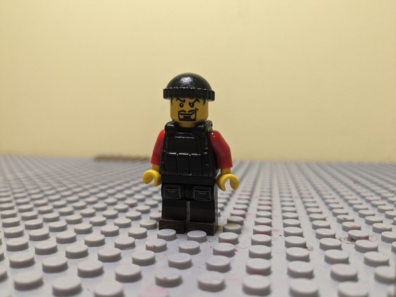 DemoMan in Lego +Sticky and grenade launcher