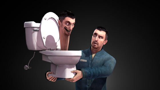 Male07 meets his Skibidi Toilet counterpart (SFM)