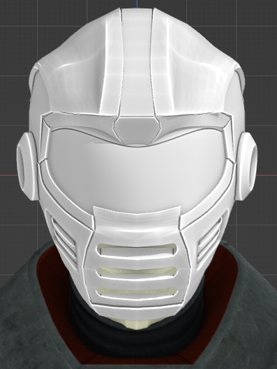 [W.I.P] 
Here's a sneak peek at our brand new H.E.V Mark V helmet that's in the works.

We have decided to make a brand new helmet model for our 2D helmet script, inspired by several other models. We will also be updating the layout of it to match the helmet's interior. More updates soon.