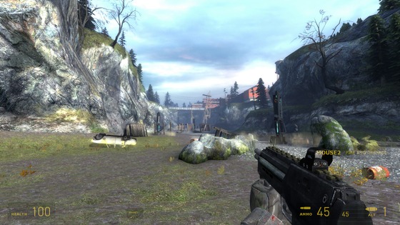 Anyone ever notice how the outlands in episode 2 were going to look a lot more like the wasteland in the hl2 beta?