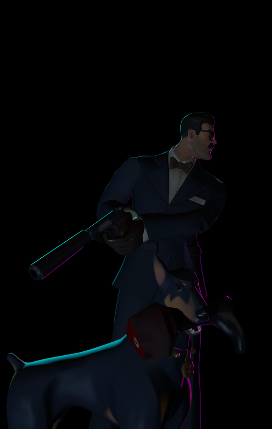 got bored so I made this pic of Agent Gunn from that one SFM