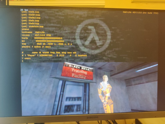 Installing Windows 98 on emulated hardware using PCem, and then installing and running Half-Life WON... playing it as it was back in the day!

- Emulated hardware -
Motherboard: ASUS P/I-P55T2P4
CPU: Intel Pentium MMX 233
GPU: 3DFX Voodoo 3 3000
Sound: Sound Blaster AWE32
RAM: 128 MB
HDD: 2 GB
