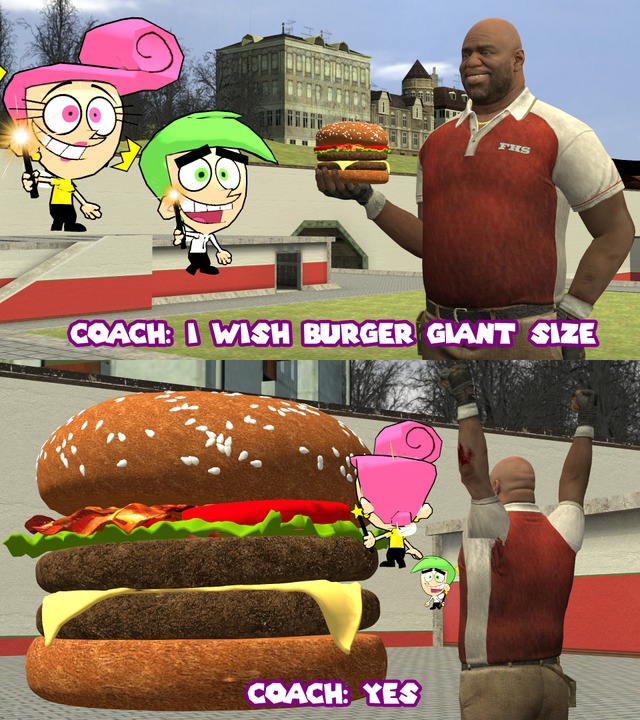 Coach wish Giant Burger