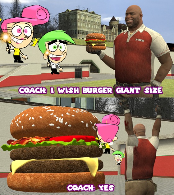 Coach wish Giant Burger