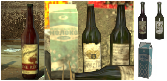I made some Source 1 de-makes of a few props from Half-Life: Alyx.
I think they've turned out really good! Downloads will be provided soon.

I might go back and re-do the milk carton using the model from Portal, but I think I've pretty much nailed the wine bottles! They've even got custom environment maps, especially the gold trim on the labels.

Suggestions and feedback would be appreciated.
Exported by a friend, cause I dunno modding to that extent.