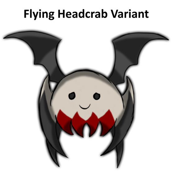 I see a lot of really awesome designs for alternate Half-Life aliens... HERE'S MINE! :D

I give you the Flying Headcrab! These guys have evolved while on Earth to appear 'cute' so humans won't be scared of them. They float using a special type of gas they store in their bodies, and use the wings for propulsion and steering while in the air. 

The extra mouth doesn't do much except make adorable noises, and they have eyes so they can see people's heads from the sky. When turned into a zombie by these guys; the host grows wings. :o