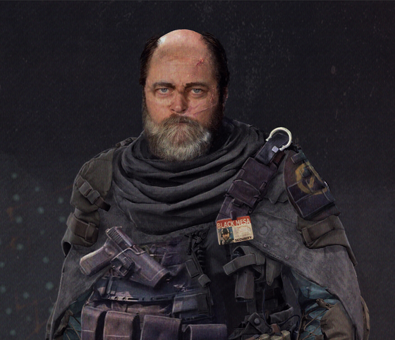 Otis and his donuts.🍩
Concept Art for Half-Life: Beating Quota (made by @skwallie)