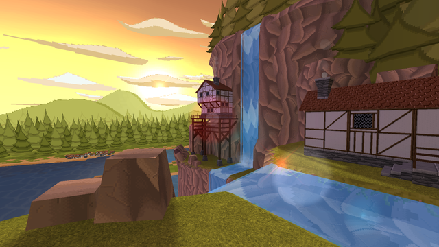 Here's a shot of a new area i've been working on for TimeWarp!