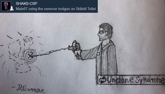 Male07 using the remover toolgun on skibidi toilet (artwork by pillzman) (idea by SHAK0-C0P)