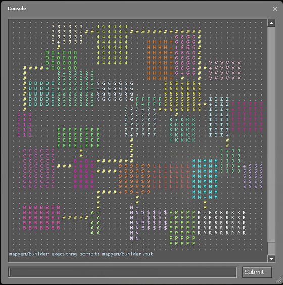 I decided to remake my procedural generation from scratch to make it much better overall. I actively use the debug display of level's matrix which displays generated floor plans with rooms and hallways