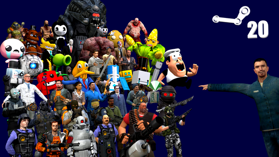 Hey bro, let's play these awesome games! (Happy 20th anniversary to Steam!)