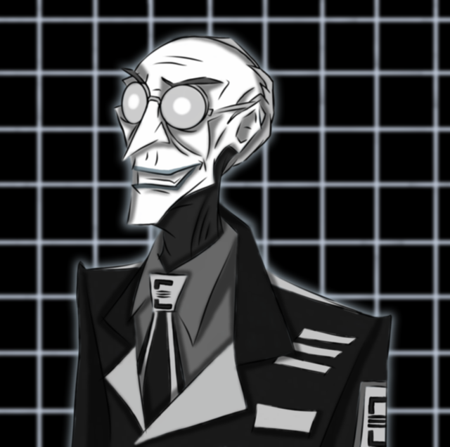 Some old art of MODUS from Fallout 76. He's usually just a face on a screen but I designed him a outfit (he's a Enclave super computer for those who haven't played the game, no not a ZAX either); maybe one day I'll actually draw the full outfit. In any case thought I'd just post this here as profile posts are a thing now.