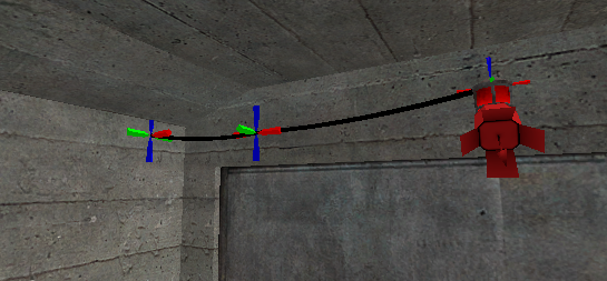 For some reason when i run a map the wires appear in the centre of the map. Any problem happen to someone else as well?