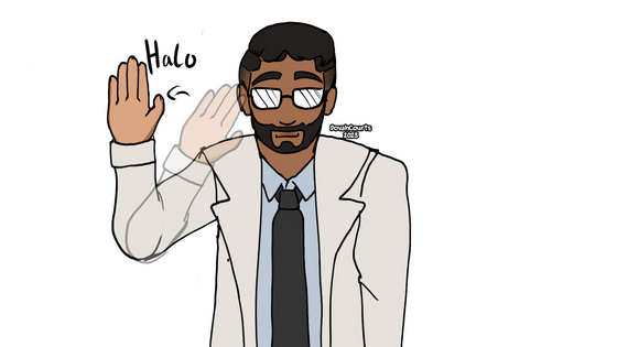*Indonesians your Gordon Freeman*

Something from last month lol. I also couldn't figure out which was the  BISINDO sign for "Halo" since both sources I used, used different signs