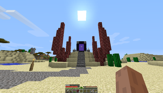 I decorated my Minecraft Nether Portal so it looks like the Nihilant Portal at the end of Half Life XD