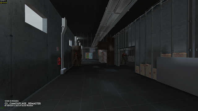 With Blocktober being underway and CSGO being a goner (RIP) I thought it would be interesting to showcase some of the cancelled/unfinished maps I've made over the years. 

Firstly, a remake of cs_camouflage from CS:O which I was co-developing with a friend of mine. Aside from upgrading the graphics, we were planning to overhaul the layout a bit to make it slightly more competetive.