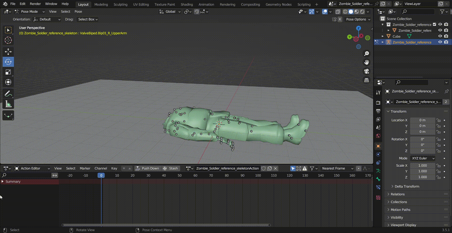 Im working on my 1st custom animation for my mod (specifically some sort of 3rd slumb pose for the zombies) and i don't know how to import it when it's ready since there isn't a tutorial on importing custom animations to source.

Any help?