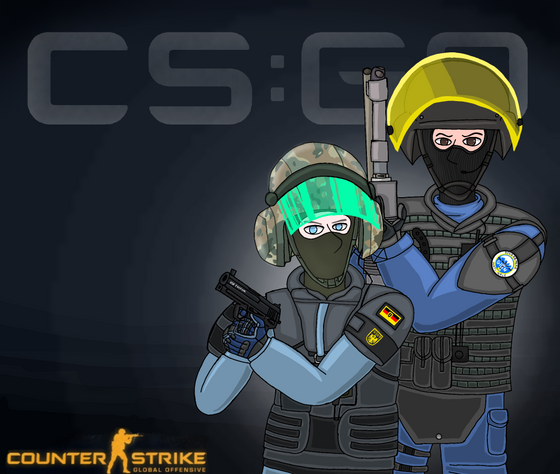 CS:GO GSG-9 (Variant D) and GIGN (Variant C) in the CS 1.6 main menu style.

CSGO may be over but the community servers are still there and I won't stop making CSGO fanarts because CS2 lacks these factions that made each CS game unique and interesing. Yeah, CSGO may be over, but the community servers are still there!