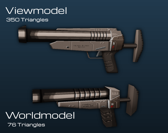 thought i’d post some of the newest weapon models i’ve made for TimeWarp since i’m pretty happy with how they turned out, here’s a close look at the spas and grenade launcher :D
