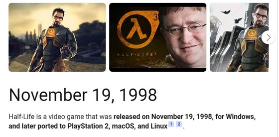 only 8 days to the First and greatest Valve Game, Half Life 1